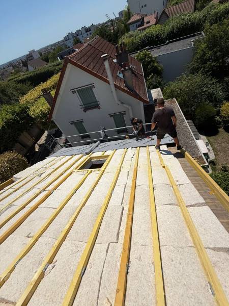 Ciel Habitat France achève un chantier d’isolation de toiture à Saint-Maur-des-Fossés