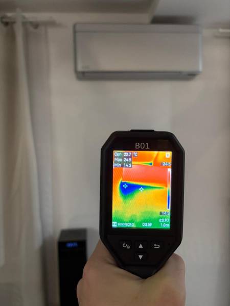 Pont thermique au niveau du split de la pompe à chaleur 