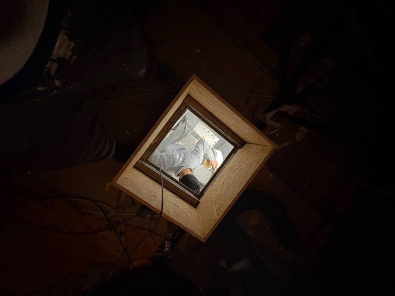 Réalisation d'un encadrement de trappe en panneau d'OSB